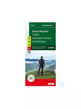 FREYTAG & BERNDT | Wanderkarte WK 131 Grazer Bergland - Schöckl - Teichalm - Stubenbergsee, 1:50.000 | 